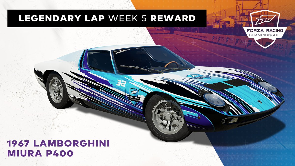 ForzaRC's tweet photo. Legendary Lap Week 5 is wrapped! Expect this week's exclusive livery today! https://t.co/xTl2PKqpjs