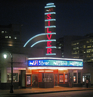 AFI Silver Theatre and Cultural Center – Silver Spring, MDThe Silver Theatre's nautical design is a late classic of theater architect John Eberson. It was saved mid-demolition by a "stop work" order in 1984 and reopened in 2003 as  @afisilver.Support:  https://afisilver.afi.com/support.aspx 