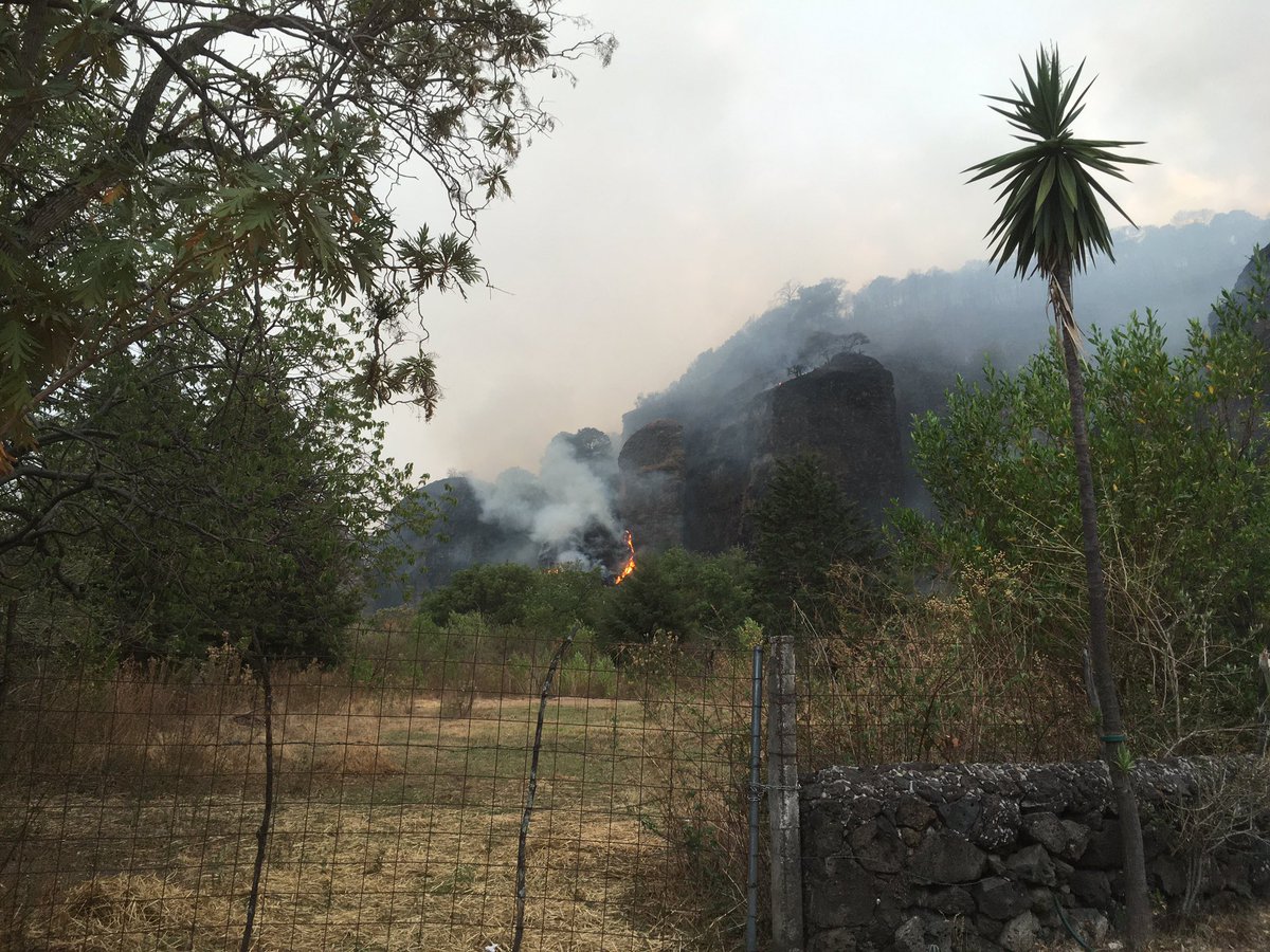 millerelisa's tweet photo. @cuauhtemocb10 el incendio en Tepoztlán es cosa seria. FAVOR DE MANDAR HELICÓPTERO BOMBEROS. https://t.co/d1VsIpurgl