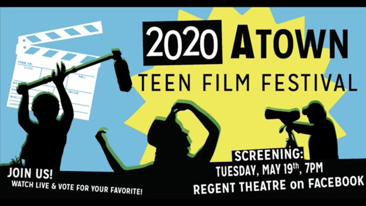 icateens's tweet image. Tonight at 7 pm! A-Town Teen Film Festival, featuring films by three of our amazing filmmakers! Find it on the Regent Theatre Arlington Facebook live and on the Arlington Community Media public and educational channels and YouTube channel