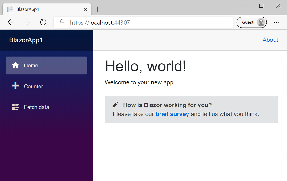 dotnet's tweet photo. Full stack web development with .NET is now here‼️ 🎉 

This fully-featured and supported release of Blazor WebAssembly is now officially available and is ready for production use. Read more, and get started, https://t.co/H6GE1reqLL https://t.co/yvBDpEKaxB