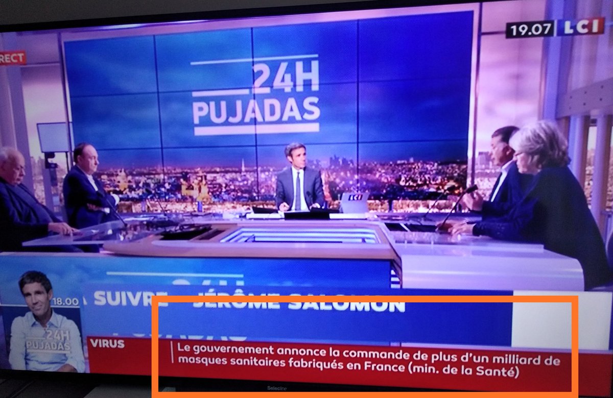 ZERBIBSamuel2's tweet photo. Le gouvernement annonce la commande de plus d un milliard de masques sanitaires fabriqués en France #chargeurs #senfa #lainieresante @groupechargeurs @SENFA_chargeurs https://t.co/nwCdQoS2h4
