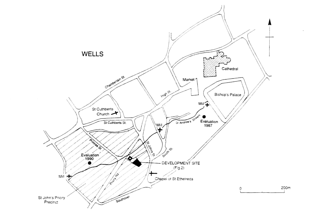 Crikey Wells Priory was hard work to do the overlay, but I like the town so 'tis enlightening. It was initially a hospital f. by Bishop Jocelin but was made a priory 1350 but weirdly can't find what order. Opposite the Lidl, where Google car was having issues with colour balance