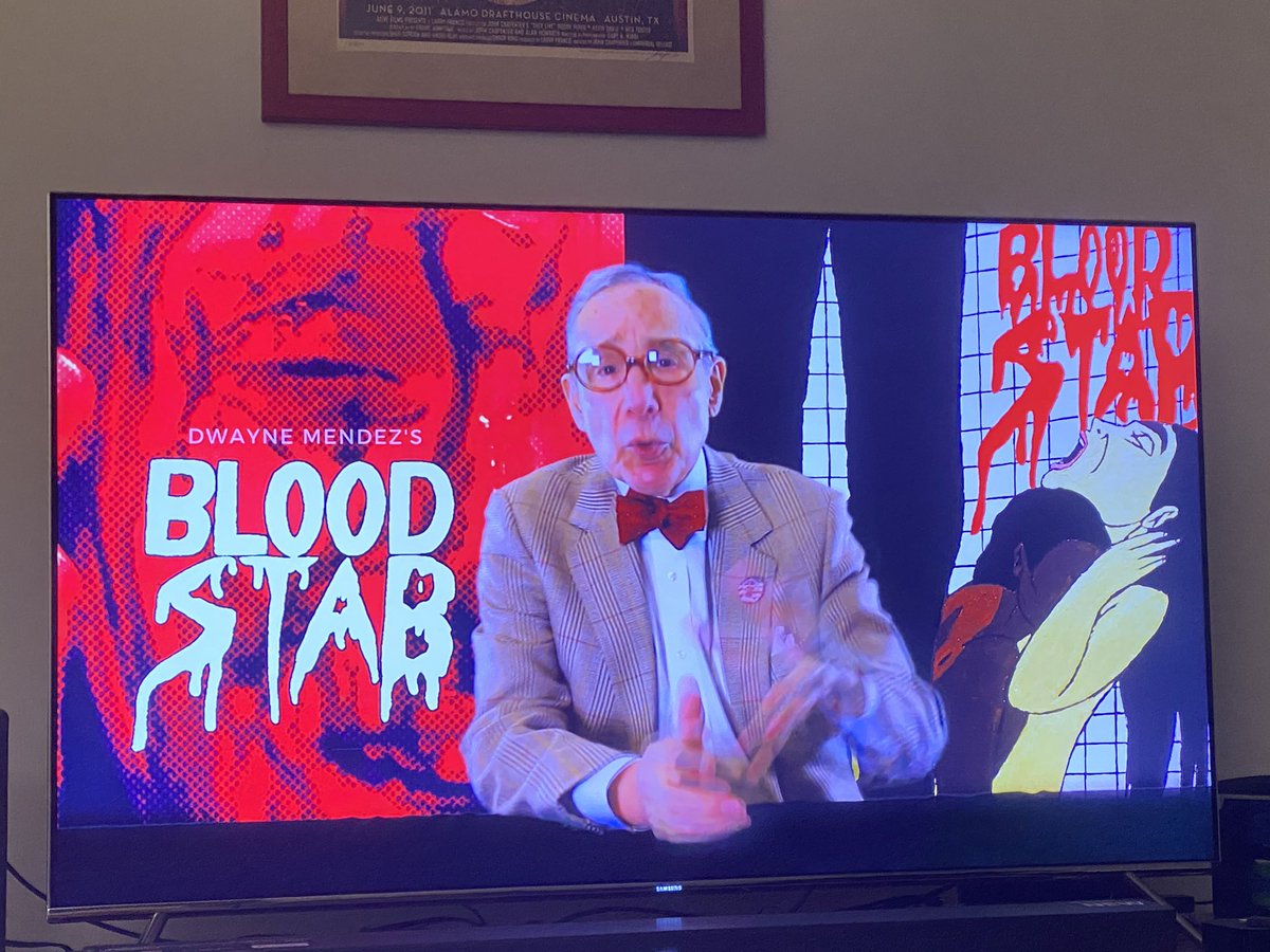 joe_randazzo's tweet photo. I watched #BloodStab produced by my friend @ThomDeMicco for @Troma_Team and I like it! It’s a fun 7 minute short! It’s on @watchTromaNow, so check it out! 1st month free! There’s also this intro by the best dressed man in cinema, @lloydkaufman! @kreepazoidkelly @PromoteHorror https://t.co/X30Xqg865U