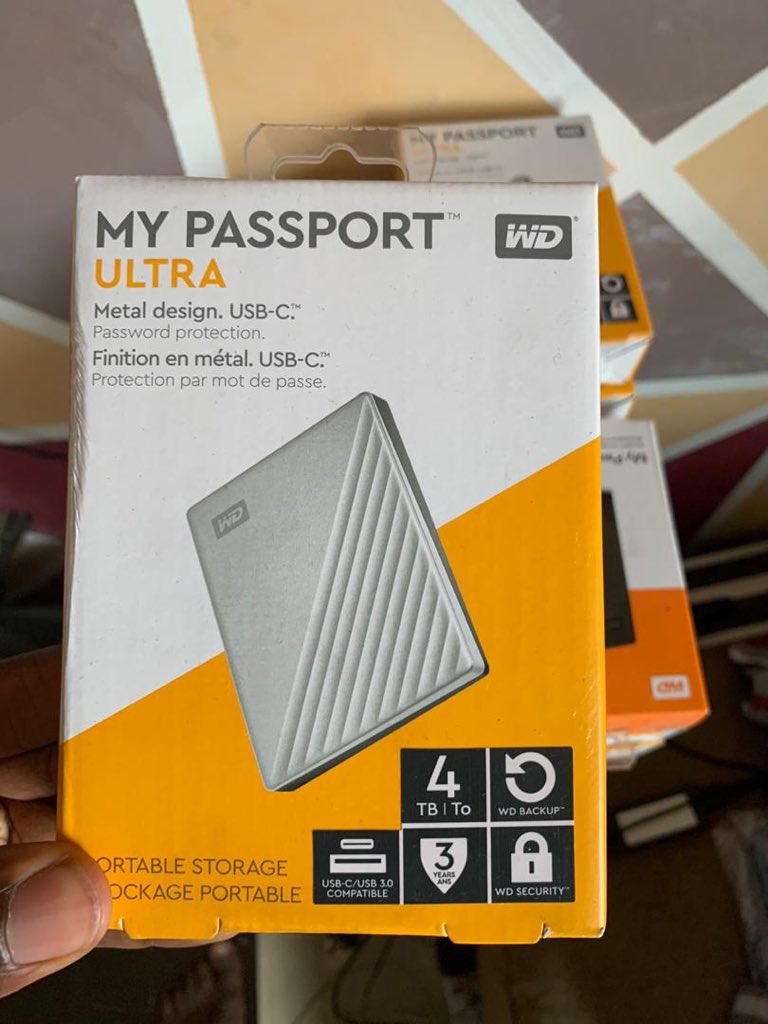 DealerzH's tweet photo. WD ULTRA 4TB External Hard drive USB3.0 available at great deals..Contact @DealerzH to place your order now...Call or Whatsapp: 0241166361/0243495037 https://t.co/oxsU7efj32