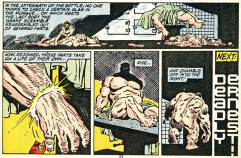AlphaFlight_net's tweet photo. And as the issue ends, we get a throwback to Byrne Flight, as it quite literally fuses with Mantlo Flight.

Next Issue: Deadly Ernest! https://t.co/WttXYblpj0