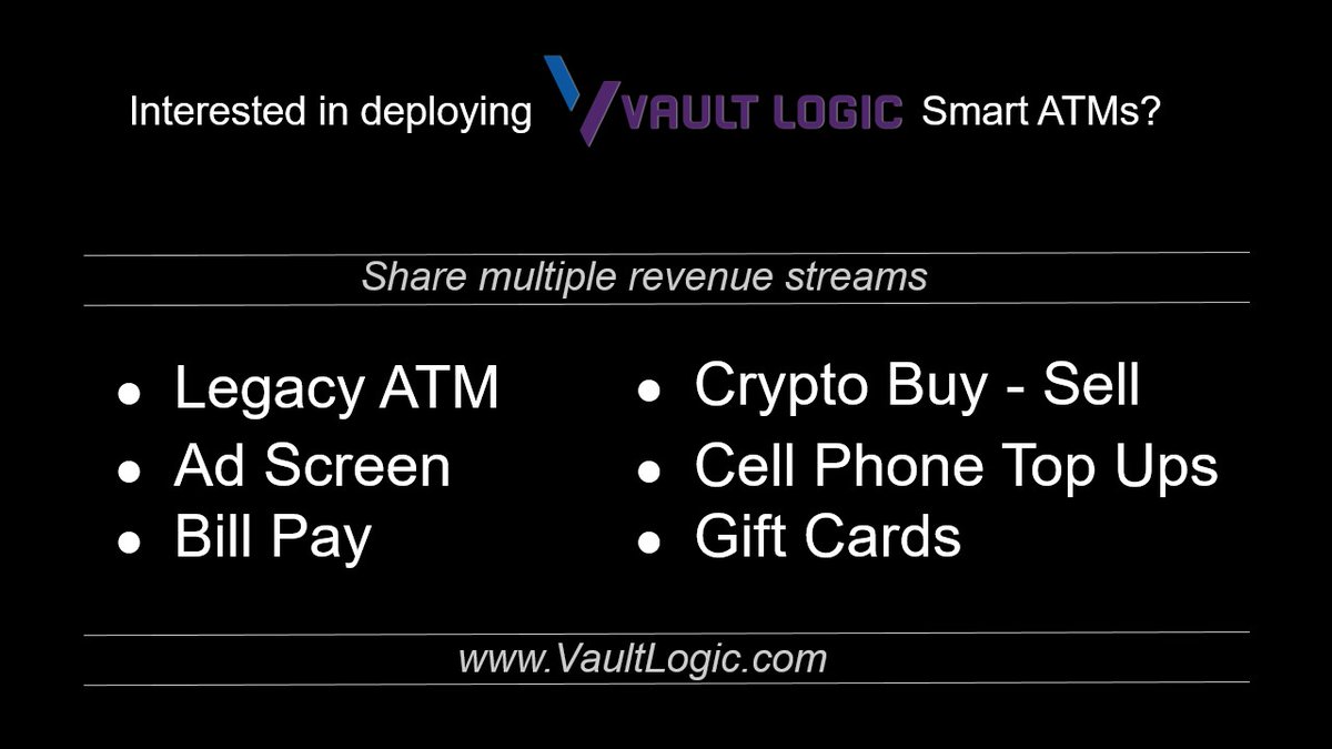 Are you ready to increase foot traffic to your physical retail space?  Contact us today!!  #StrategicPartnerships #InvestInYourFuture #GenerateRevenue #SmartATM #FinancialServices #cryptocurrency #BillPay #CheckCashing