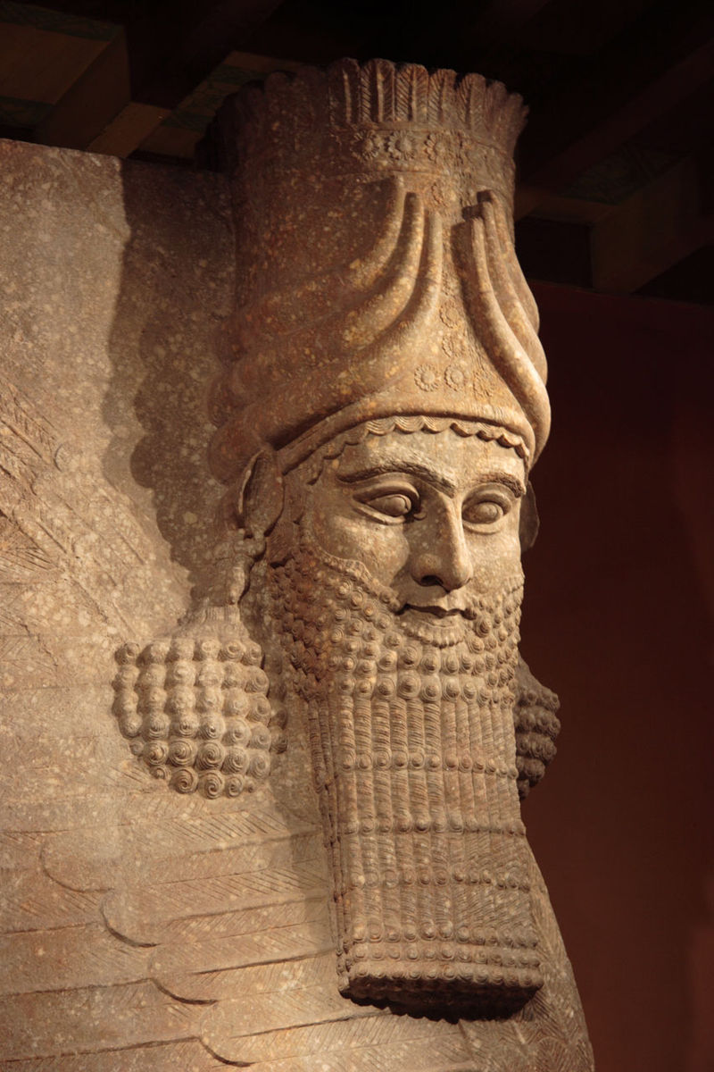 The face of the Lamassu is kind and, for many, soul shatteringly human. You can see its gaze downwards, observing and taking you in as you observe them. Their lips are curved into a slight smile, or maybe a smirk; Some say they feel like they are staring at an old friend.