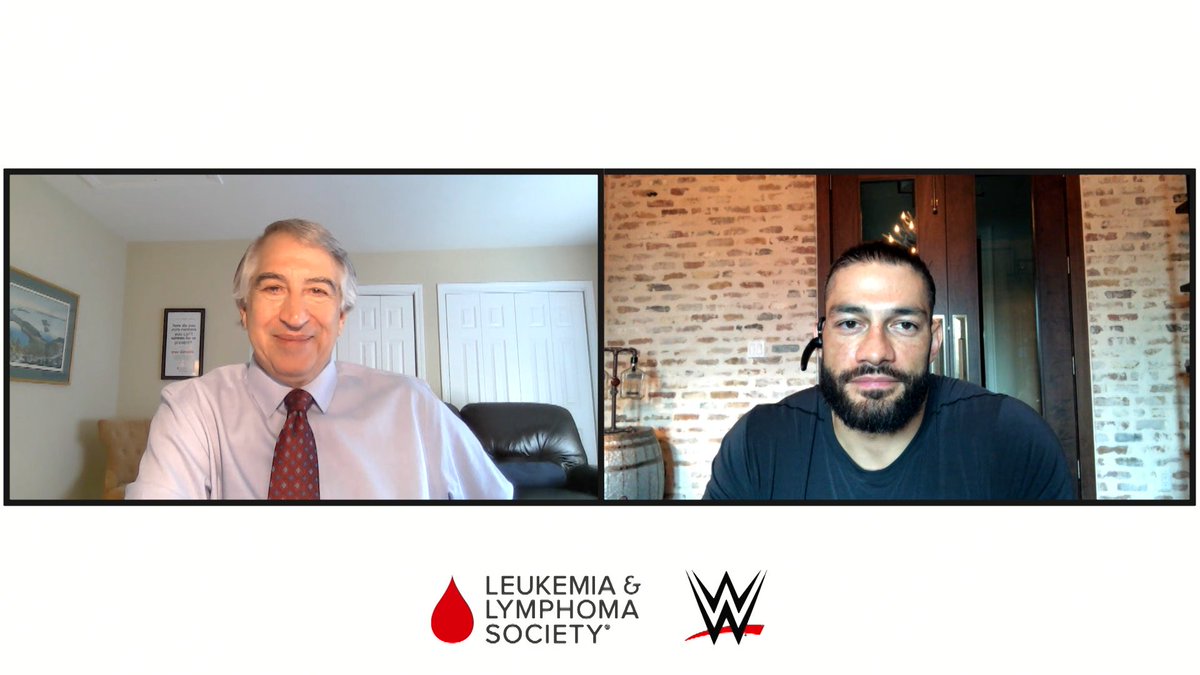 We're grateful to <a href="/WWERomanReigns/">Roman Reigns</a> &amp; <a href="/WWE/">WWE</a> for helping LLS bring awareness to blood cancers and advocate for patients, families and caregivers. LLS CEO <a href="/LouisJDeGennaro/">Louis J DeGennaro</a> and Roman appeared together today to discuss our patient programs, advocacy &amp; research >> lls.org/tougher
