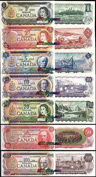 I actually remember these three eras of circulation currency.