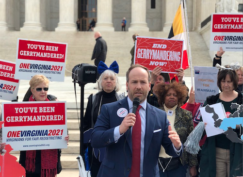 UpVoteVA's tweet photo. .@BrianRCannon is ED of @1VA2021 since 2015 and he's been a good govt advocate since high school. Double @williamandmary grad (BA+JD) where he was on one of the winning teams in the โ11 redistricting comp. Married to @KMPCannon with two kids and lives in #RVA. We <3 him! #unrigVA https://t.co/F5Z3Ic4hHp