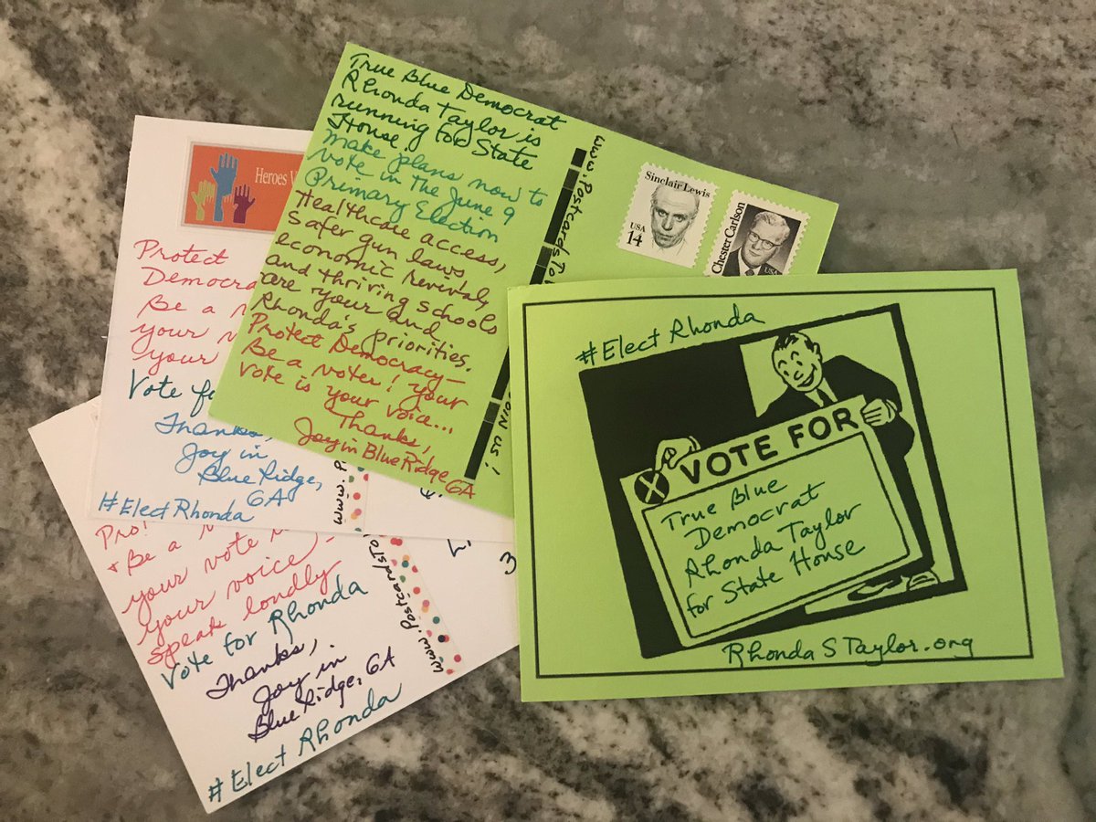 Let’s #ElectRhonda and #MailTheVoteFL with some #PostcardsToVoters !