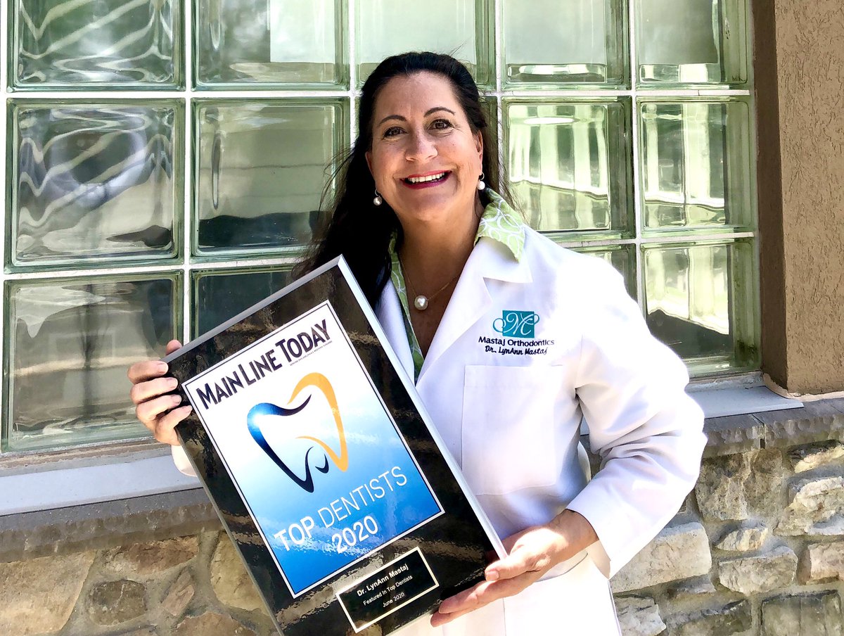 DrMastaj's tweet photo. Thanks Main Line Today and my amazing referring doctors for voting me Top Dentist Orthodontist 2020. A little happiness during quarantine. Check out the June Main Line Today issue for Top Dentists. #mainlinetoday #mastajmagic #topdentists https://t.co/WZ7XlHPJ7i