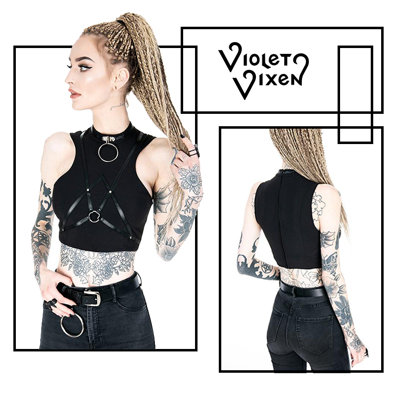 TheOfficialVV's tweet photo. Why worry about accessories when the top already has them?
Get yours here! --> https://t.co/vLgFstAXGd
#collared #collar #allblackeverything #gothclothing #alternativeclothing #violetvixen #thevioletvixen #alternativecompany #collaredtop #croptop https://t.co/EmdF0nFHlr