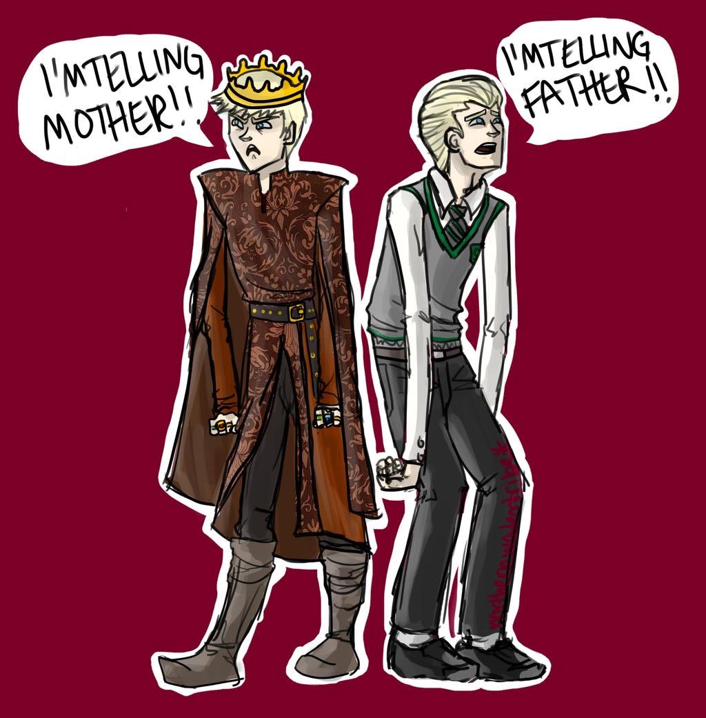 joffrey and draco😂😂😂 so good #ci5