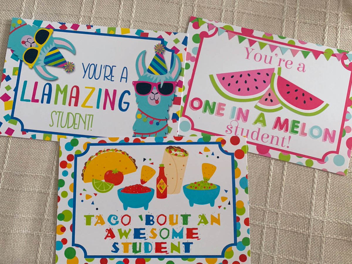 MrsGentzlerFCPS's tweet photo. Yesterday’s #MeaningfulMay activity- Mailing some more happy mail to my kids! Loving these “punny” postcards and any excuse to support small business right now!😊 @fcpscanning @barkermusicfcps #Wolfpackstarpower https://t.co/JN9ynMF3Wq