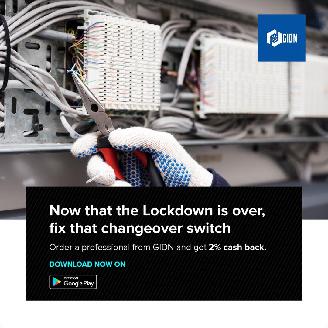 GetItDoneNowLtd's tweet photo. Now that the Lockdown is over, fix that changeover switch ππ½ .
.
Order a professional from GIDN and get 2% cash back .
.
#Swipeleft to see how you can download the app on playstore .
.
#GIDN
#Entreprenuer https://t.co/scVE1mvBBn
