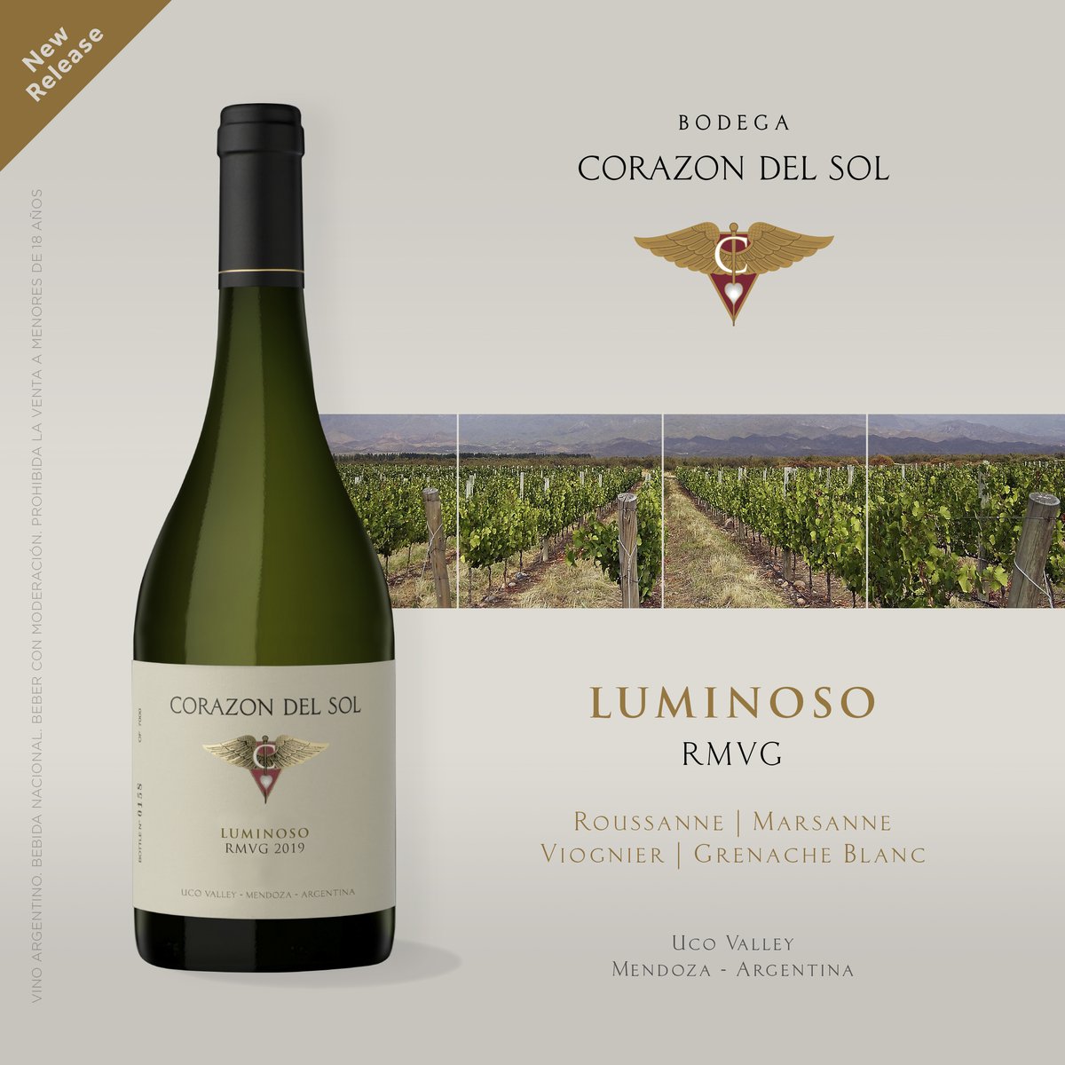 BodegaCDS's tweet photo. #Luminoso #RMVG Este corte de variedades blancas típicas del Valle del Rodano, Francia, expresa la frescura y complejidad de nuestro Valle de Uco.
Roussanne | Marsanne
Viognier | Grenache Blanc
Edición limitada de 3500 botellas numeradas.
#NewRealease #VinoBlanco #WhiteBlend https://t.co/dcSWPaAqHS