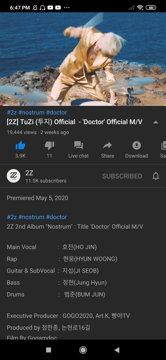 winklejh's tweet image. √ 2z - doctor (200519) #StreamDoctor @official2z youtu.be/JipujX1_8aQ