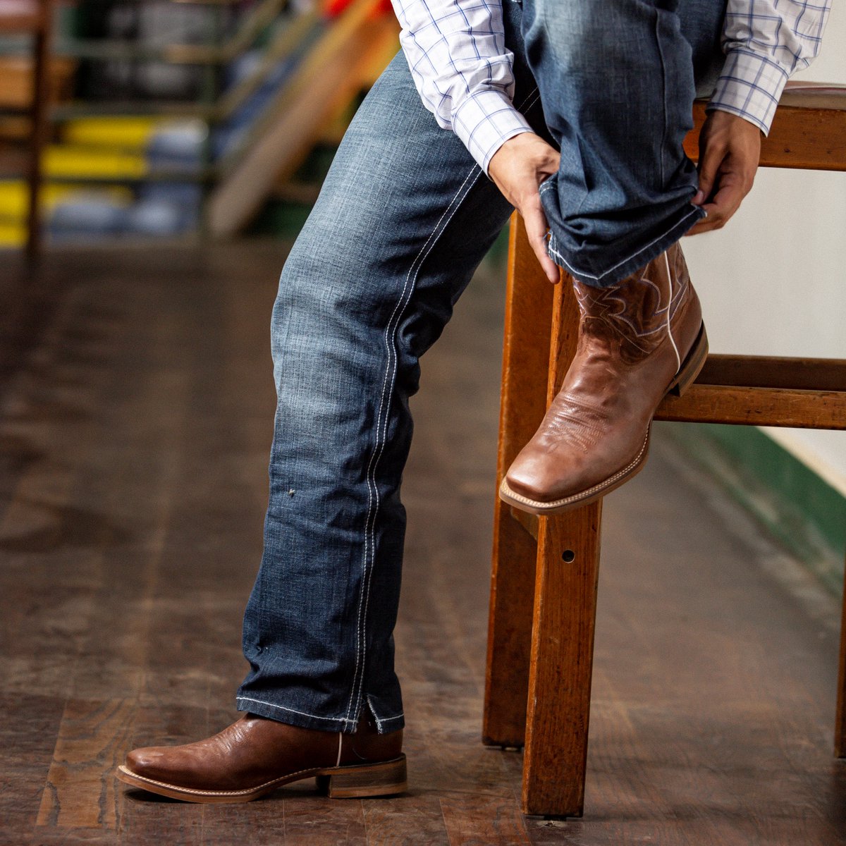 nocona square toe boots