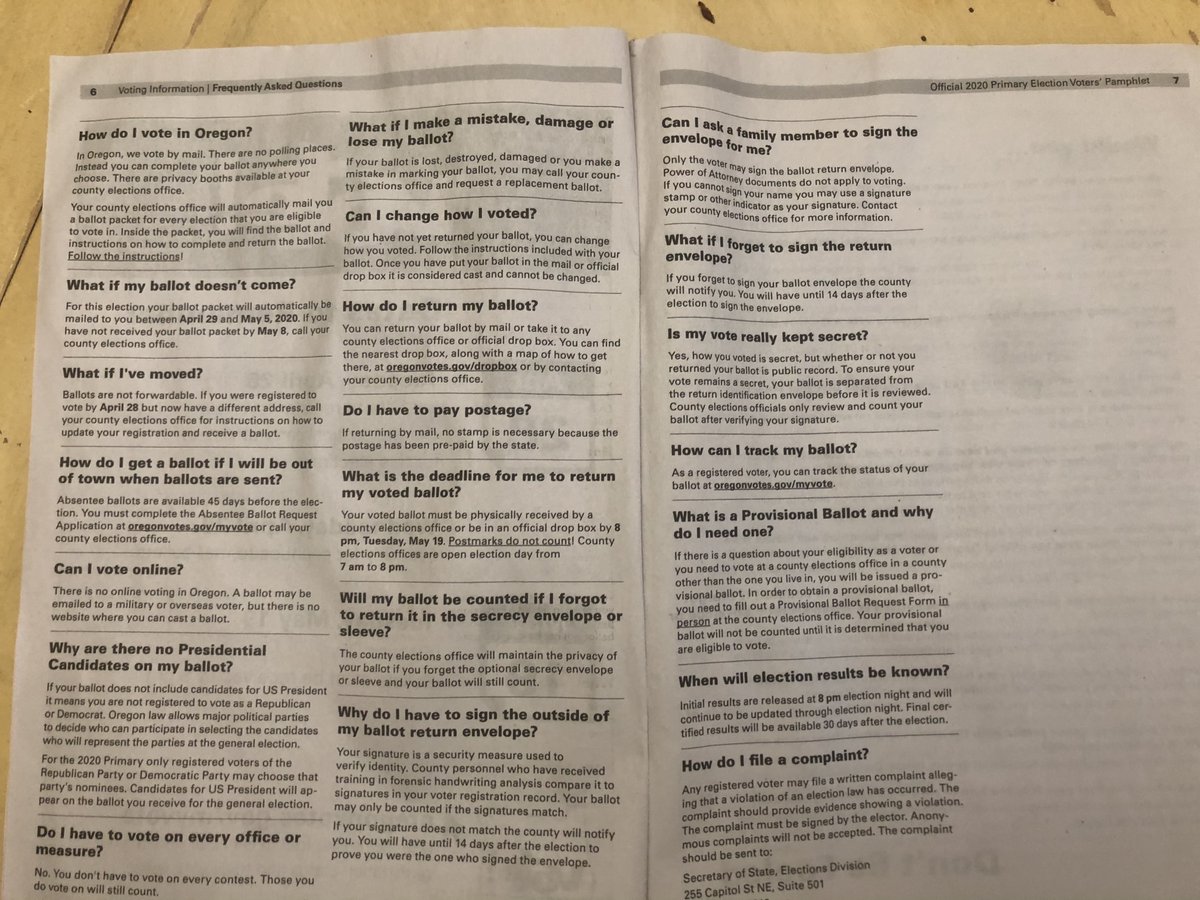 It has clear straightforward information about voting eligibility, voters& #39; rights, and how to get help if you need it. (BTW, US citizens in OR are automatically registered when they register for a drivers& #39; license. You can also register starting at 16 to vote when you turn 18.)