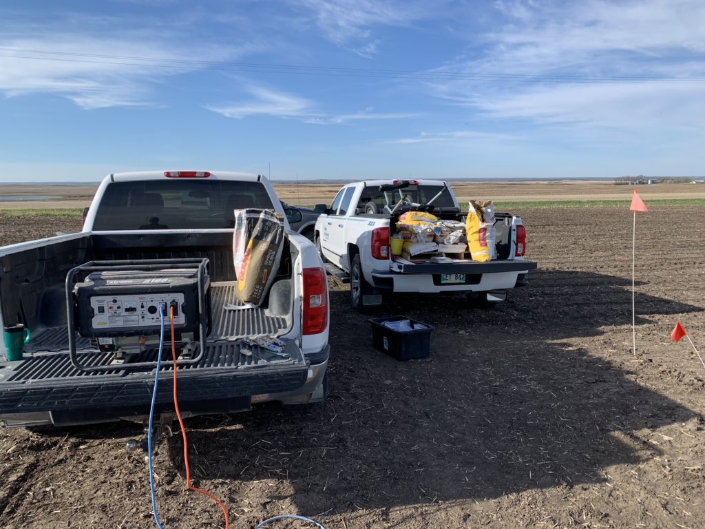 Thanks <a href="/DoubleDiamondAg/">Double Diamond</a> &amp; <a href="/ccccarch/">Darryl Albrecht</a> for great corn plot! So busy I didn’t even get a good picture! Looking forward to watching it grow all summer with so many more pictures!! #winfieldcanada #teamcroplan