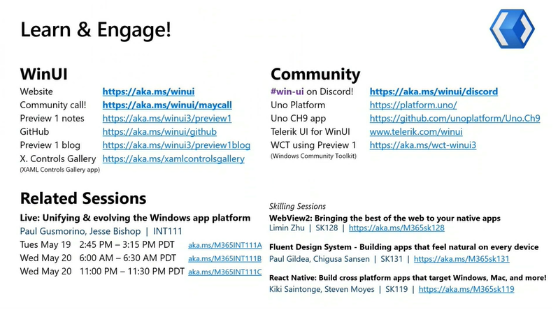 enriquezjl's tweet photo. Learn more about WinUI! #MSBuild #MSBuild2020 https://t.co/pDYccqhCML