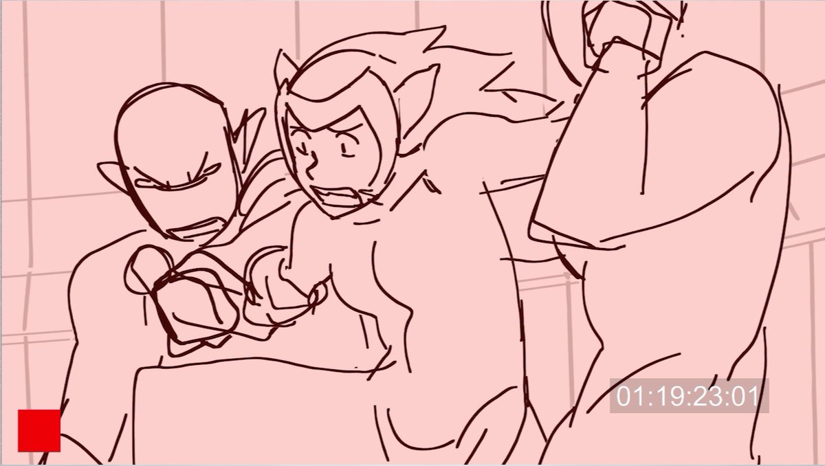  #SheRaSpoilers Another scene I got to take some liberties with - Catra fighting off the clones wasn't originally in the script, but I remember wanting this moment to feel as dire as possible - to really feel the full weight of her sacrifice.