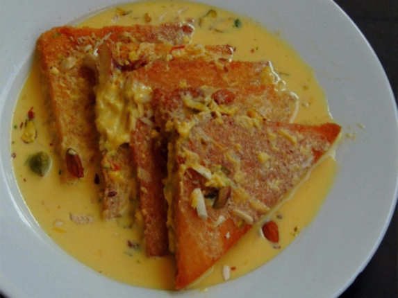  @pizzur1ya Shahi tukda! Cultured, classy, and sweet with a sincere heartiness.