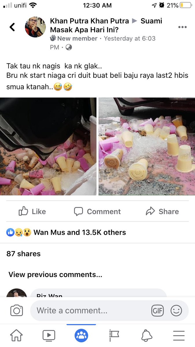 asnawiyusof's tweet photo. Inilah bukti brotherhood para suami dan bakal suami dalam group FB Suami Masak Apa Hari Ini (SMAHI)

Ada bro yang dalam susah, ramai bro lain sudi dan sedia membantu. Dan kita juga bantu isteri dan keluarga hal2 rumah.

Barulah #lelakisegak https://t.co/IDle9AbplY