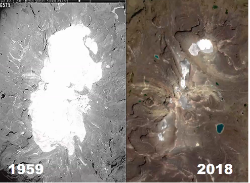 NatiCurrea's tweet photo. Estoy viendo una charla que se llama #DespedidaGlaciares En COL hay 6 glaciares tropicales pequeños y muy sensibles que se están derritiendo y no existirán en 10 años: Serra Nevada, Cocuy, y 4 volcanes nevados. La 3ra y 4ta foto es Santa Isabel. We are loosing our glaciers 😭 https://t.co/Piy3P1WPHy
