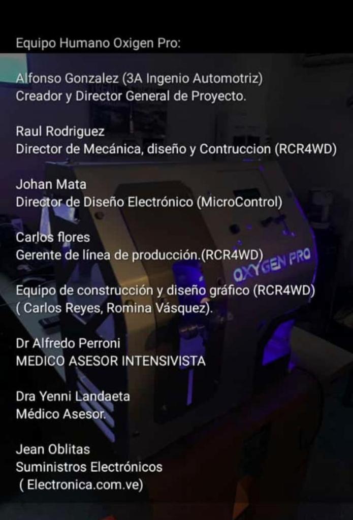 art3misblack's tweet photo. Me encanta ser parte de este proyecto tan genial! Somos los primeros Venezolanos en desarrollar un respirador artificial de contingencia RT 🇻🇪 https://t.co/Wkad33V2fS