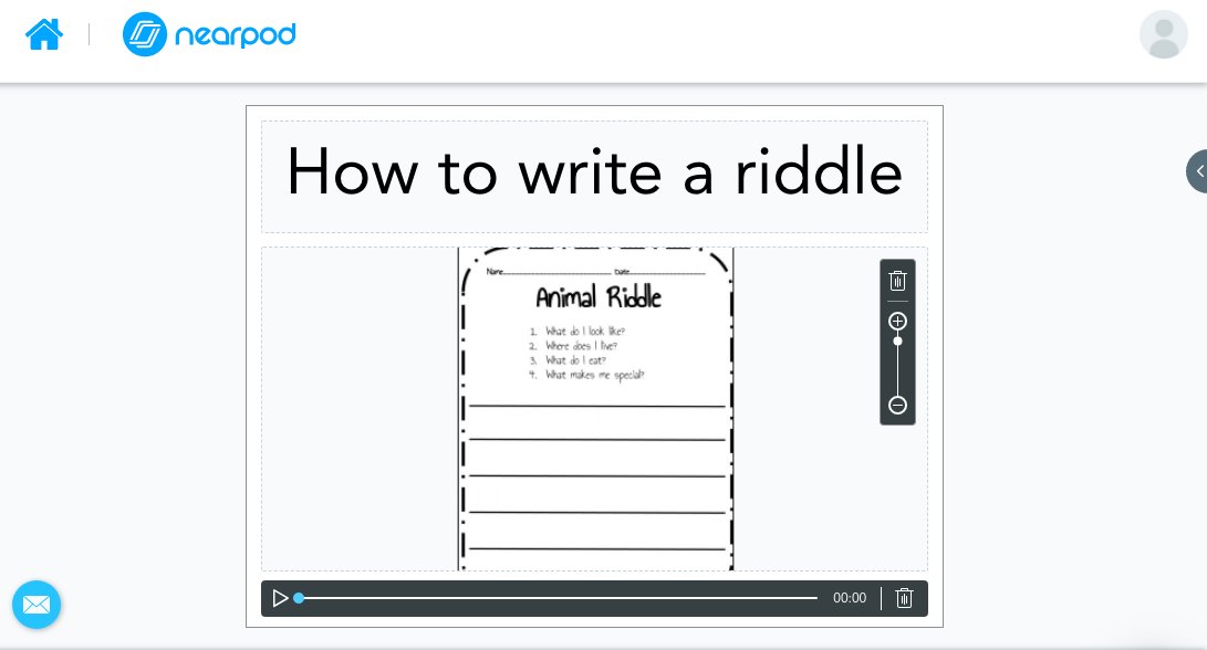 M_Caragiulo's tweet photo. The only thing better then using @nearpod for my #nnps5Cs is having all of my students guess my riddle and then make their own! Our lesson had a book, a song, a dance, and loads of collaboration @nnschools #MsCisthe6thC https://t.co/lg9fGUjcuj