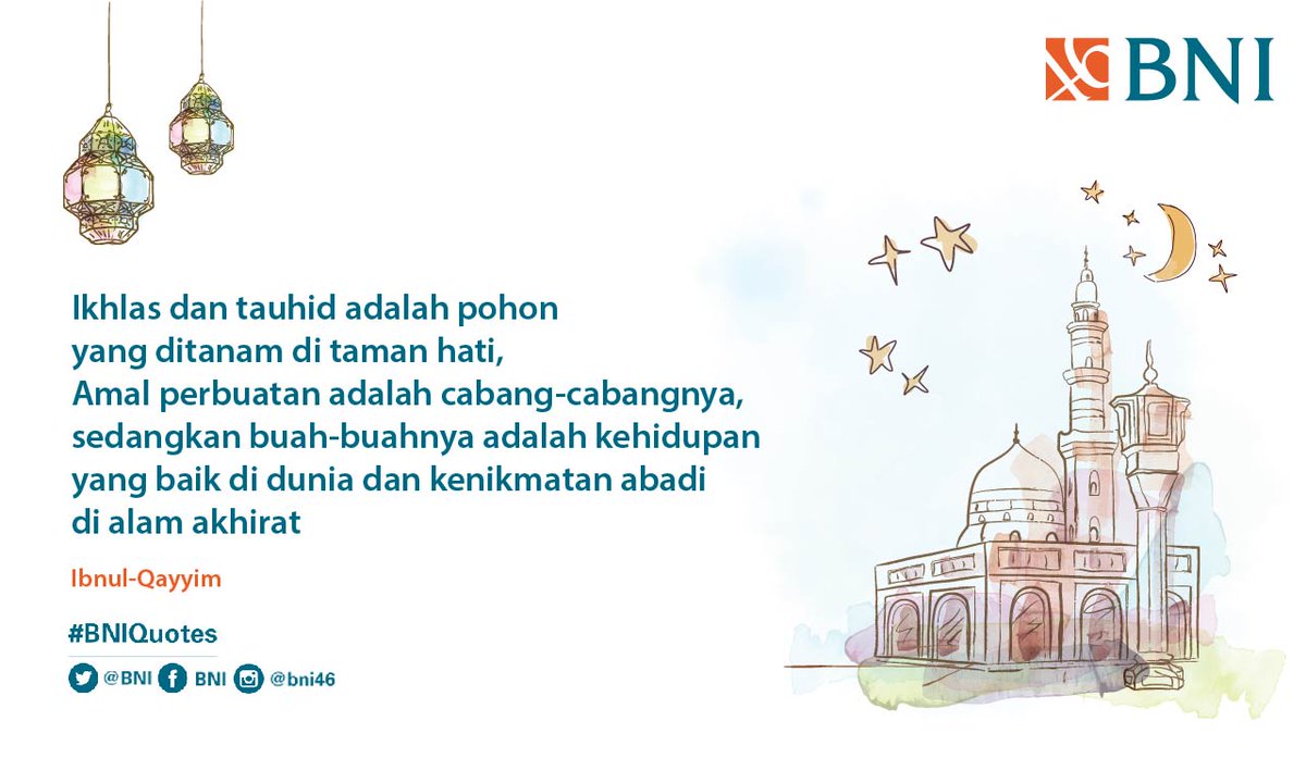 BNI's tweet photo. Tweeps, jangan lupa bersyukur yaa hari ini 🙂 #BNIQuotes https://t.co/3sdf2TViXB