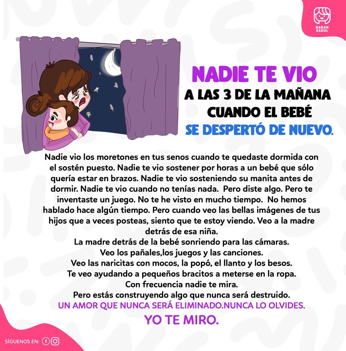 aledolores's tweet photo. Me mandaron esto y lo comparto porque yo te veo 💫 https://t.co/buPrnggjGK