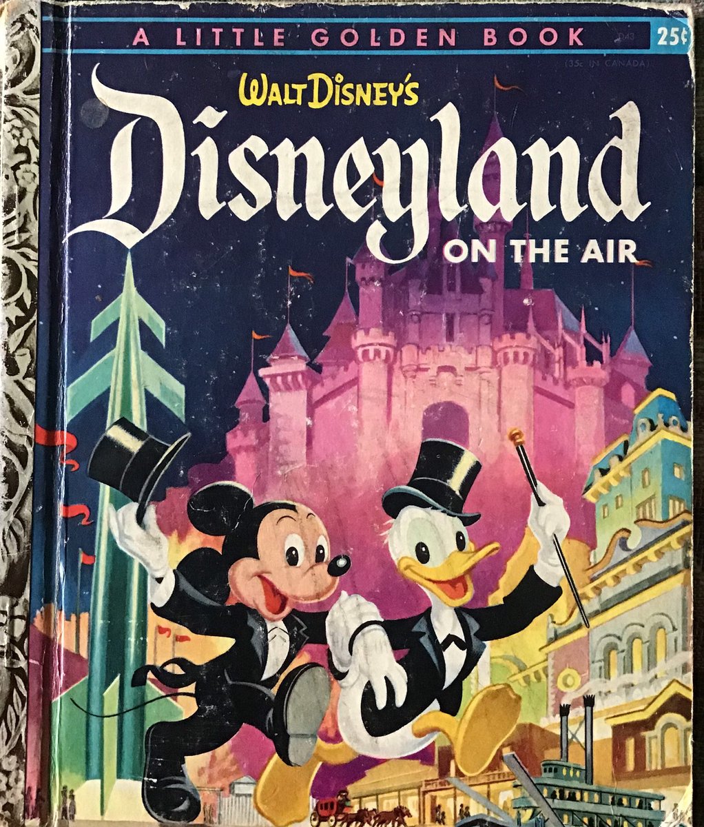 BittersweetBoo2's tweet photo. This rare and vintage Little Golden Book - Walt Disney’s Disneyland on the Air, 1955, now available in my  #etsy shop.  #littlegoldenbook #waltdisney #disneyland #vintagechildrensbook  #bittersweetbookshop https://t.co/OqIxxNa1Ra https://t.co/ofApWqkBH6