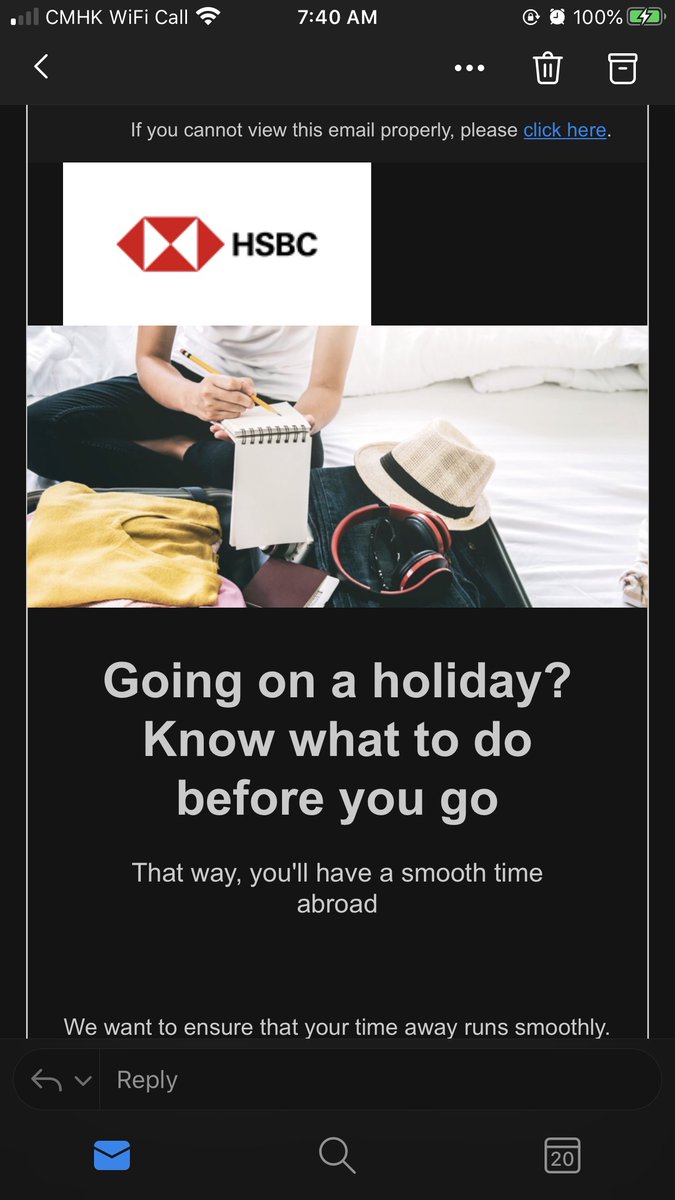 jebbery's tweet image. HSBC in Hong Kong declared end of lock down and open borders‽‽
I just got this email:

#Covid19 #HKproblems #HongKong