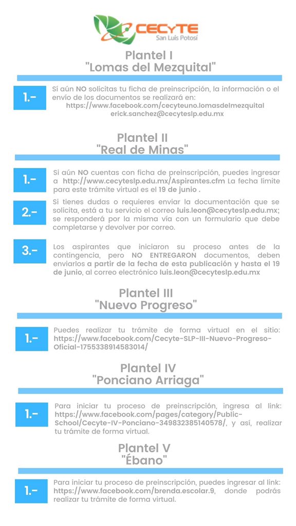 CECyTESLP's tweet photo. Planeación para las #preinscripciones #AccesoVirtual Forma parte de la comunidad de #CECyTESLP Somos #12Planteles y tenemos una opción educativa para ti https://t.co/rESpVFUDFA