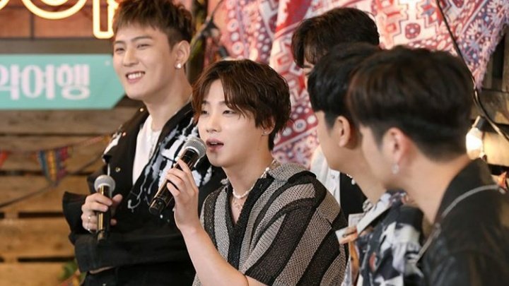 blink4lifee's tweet image. yes, we miss hanbin but can we appreciate the efforts of these 6 people who are trying to cope up with our loneliness?

#iKON #아이콘 @YG_iKONIC