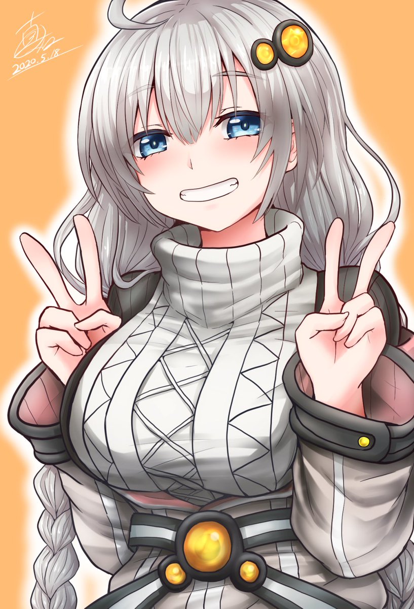 弦巻マキ 「#一年間で絵が上達してるか見てみましょう

ボイロばっかり描いてますね〜( ˘ω」|日真仁の抜け殻のイラスト
