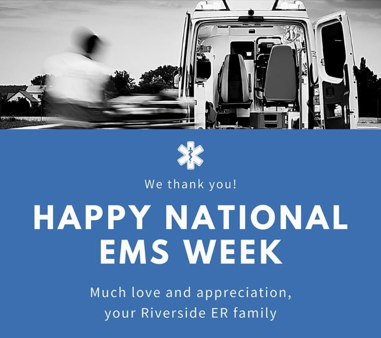 Thank you for what you do! I know you saved me at least three times by taking me to the hospital after on duty injury!