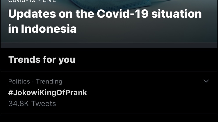 waaaaw #JokowiKingOfPrank