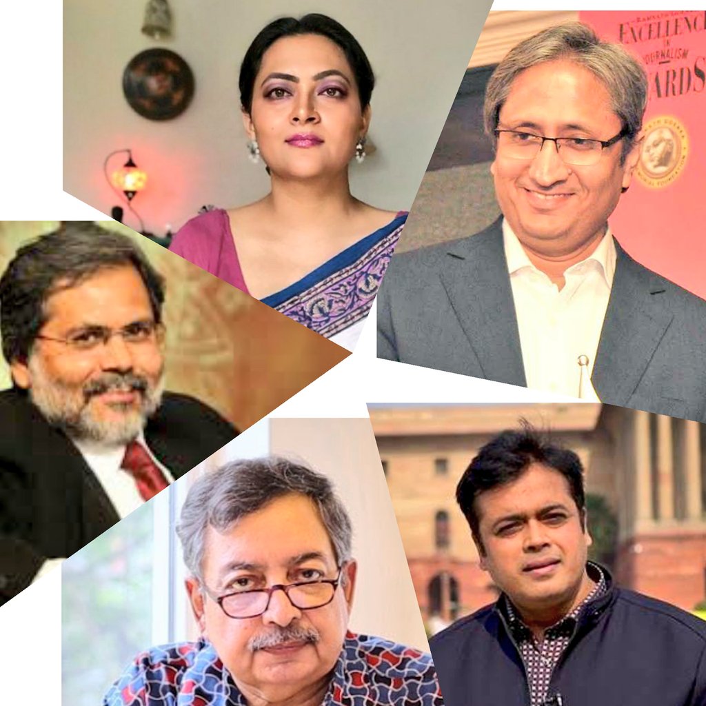 Himanshu_Candid's tweet photo. #TheReal_journalists
It's a new wave of real journalism; @khanumarfa @VinodDua7 @abhisar_sharma @ppbajpai @thewire_in @hwnewsnetwork @ravishndtv
So many things common in you:
1. Real Journalism
2. Politeness
3. Unbiased reporting
4. News mein Cheekhne Chillaane se kuch nahi hota! https://t.co/hE443MfW36