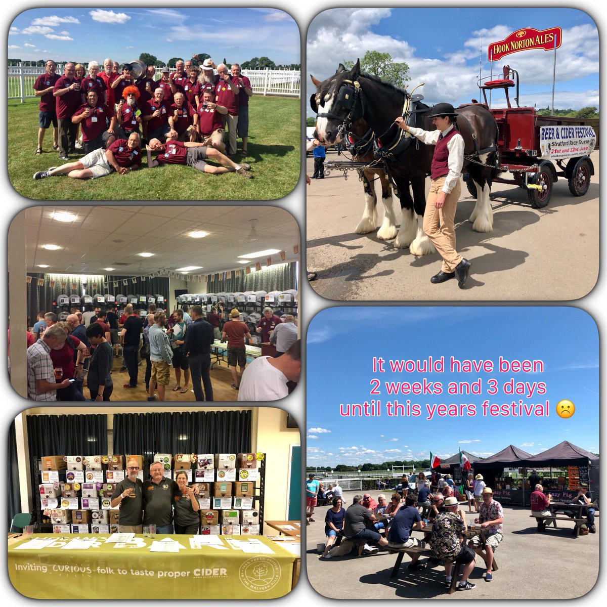 SoABeerFestival's tweet image. It would have been just over 2 weeks to this years festival which is sadly not to be. 

The crazy time leading up to the festival where a good portion of the work happens getting ready to welcome everyone. 

Anyone up for 2021 if safe to do so?
#stratforduponavon  #beerfestival