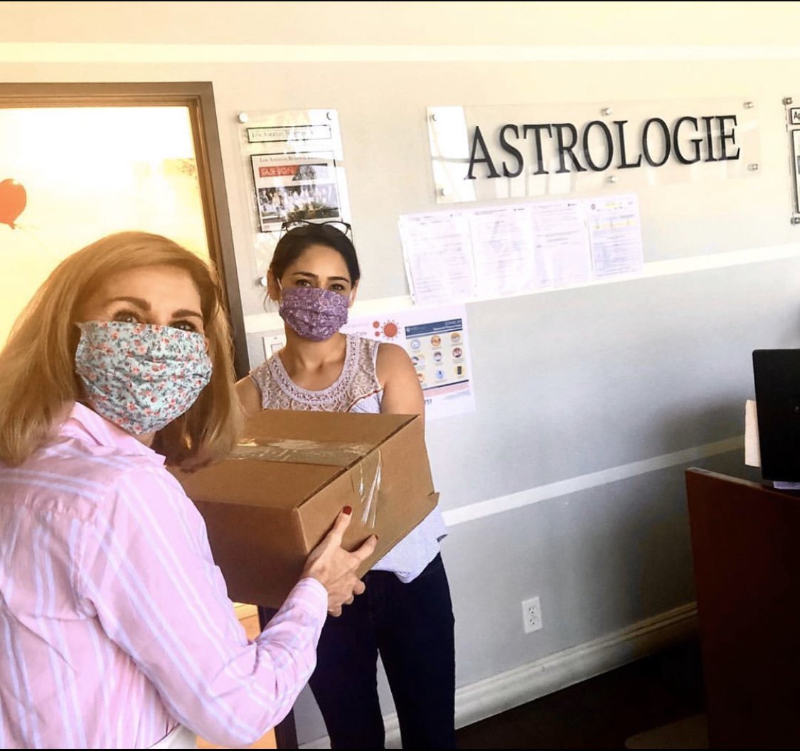 Our CEO Wendy Carpenter picked up 100 masks that were donated to Penny Lane Centers from our wonderful friends over at Astrologie. As we all know masks have become a necessity during these times. There are no words that can express the amount of gratitude and love we are feeling.