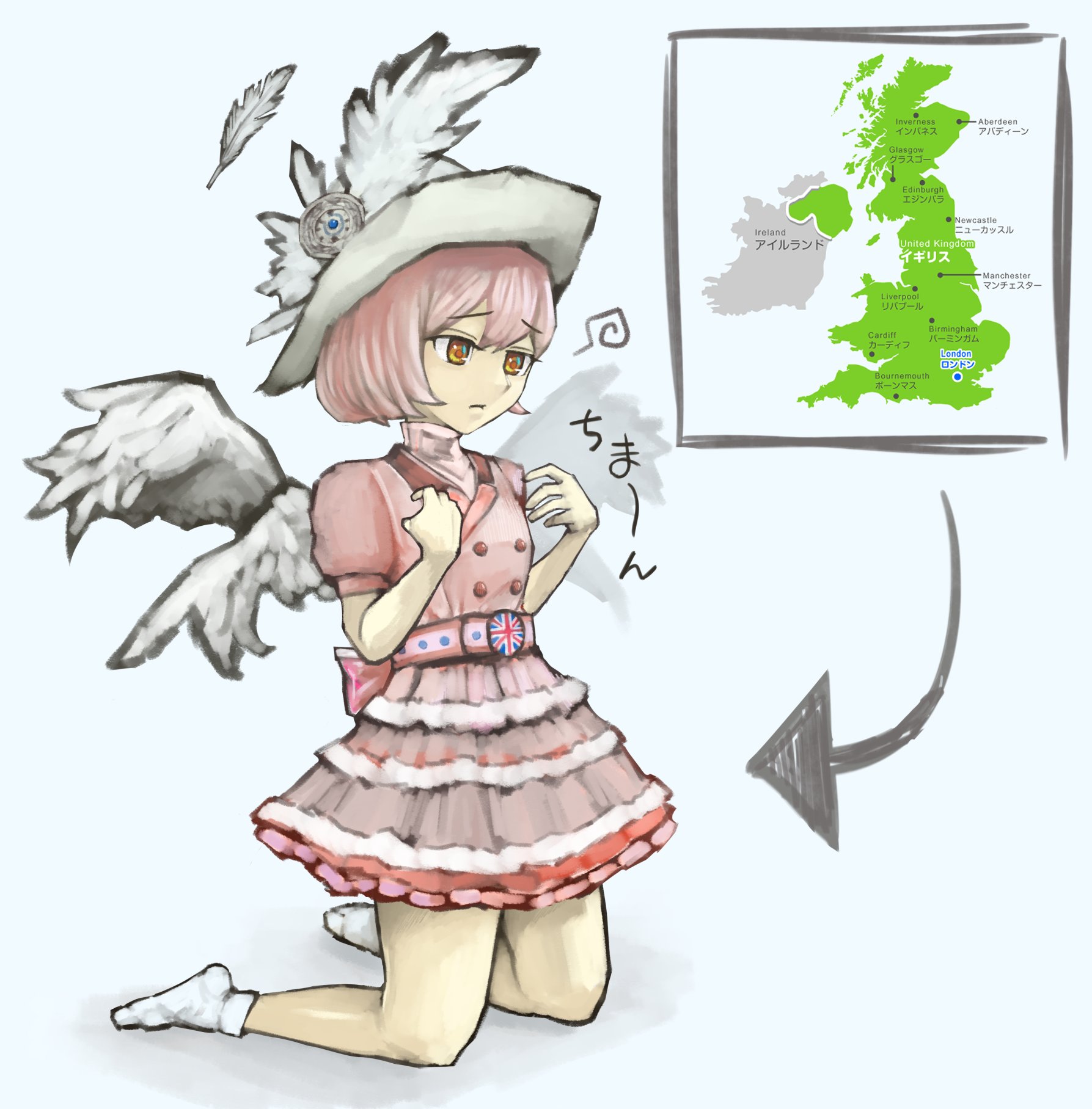 Kana Auf Twitter 二次オリイラスト Uk Chan Ukちゃん 元ネタ 2ch イギリスって胸の大きさ気にしてる女の子に見えるよね 擬人化 Gijinka Uk England Scotland Wales Northernireland T Co Tademvkgfz Twitter