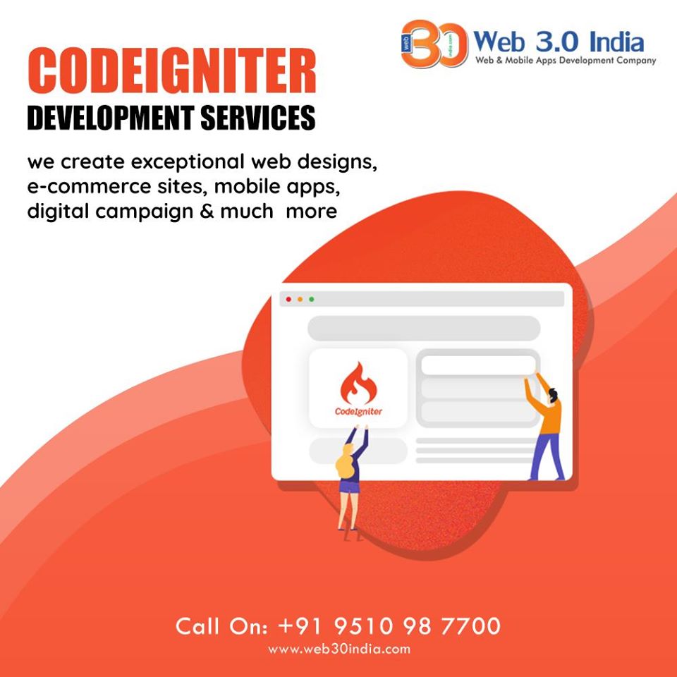 web30_india's tweet image. Web 3.0 India Team of Highly Skilled #CodeIgniter Developers Enables Us to Deliver Creative and Result Oriented Web Development Services to Serve Your Businesses.

Visit Website:- web30india.com

#CodeIgniterDevelopment #webdevelopment #websitedesign #webdevelope