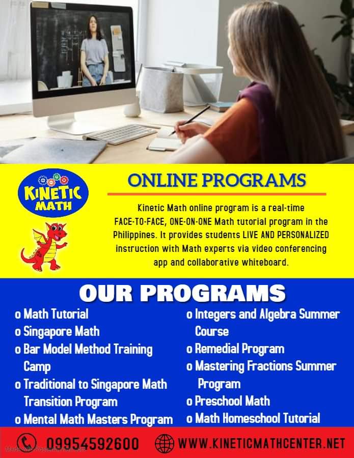 KineticMath's tweet photo. Boost your child's math success through Kinetic Math Online Classes. To know more about our programs, visit: https://t.co/bxDCWzosyC #onlinemathtutorial #kineticmathph #onlinemathprograms https://t.co/0oJdPzHk7H