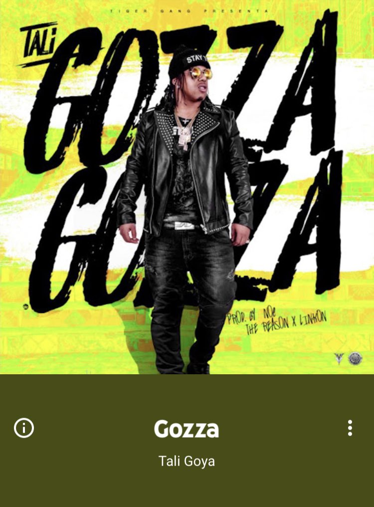 TrillyTuesday's tweet image. #TaliGoya - #Gozza - #TrillyTuesdayRadio - #LatinMusic

Gozza music.youtube.com/watch?v=8fMhS8…