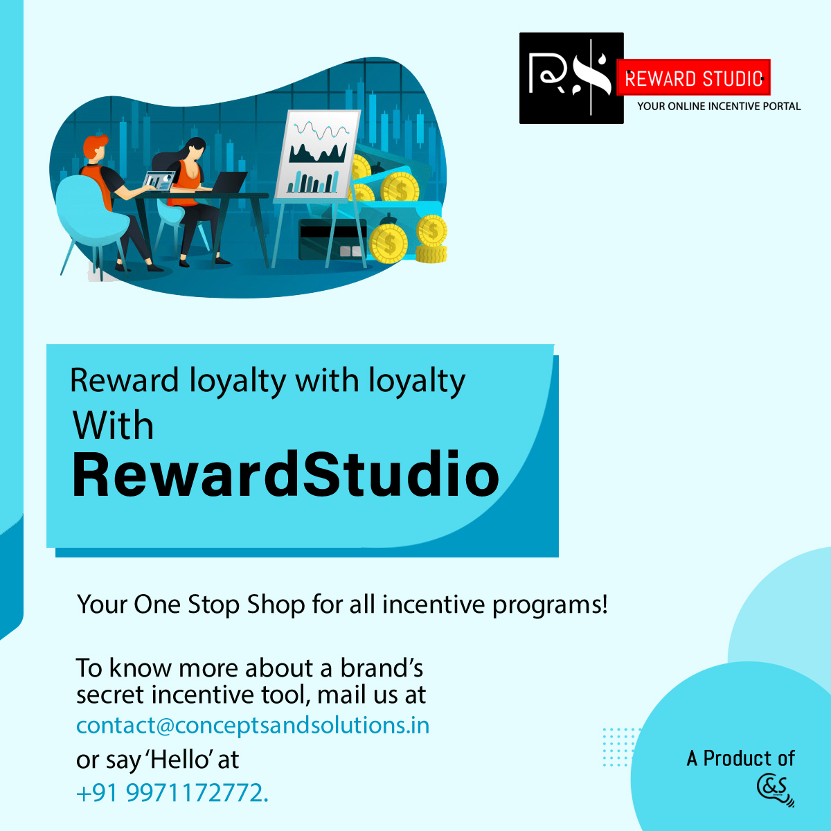 ConceptsLive's tweet photo. Get ready to hit multiple touchpoints during the entire journey of your incentive plan with RewardStudio: an integrated hub to communicate, incentivize, and recognize all your stakeholders. #OnlineIncentive #rewardportal #employeebenefits #PartnerIncentive #TheCnSExperience https://t.co/OhDiTM6z1V